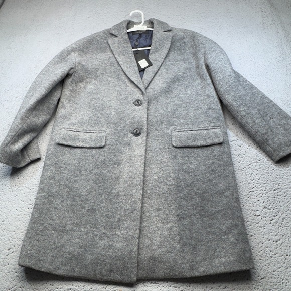 rag & bone Jackets & Blazers - Rag and Bone Coat Womens Extra Small Gray Oversized Drop Shoulder Estelle Cocoon